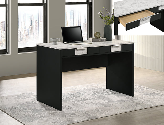 B6835-desk Rangley Writing Black Desk