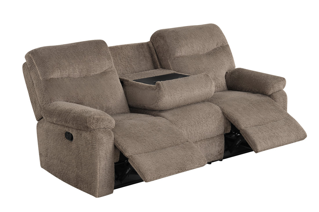 BRAVO20 3pc Brown Fabric Reclining Set