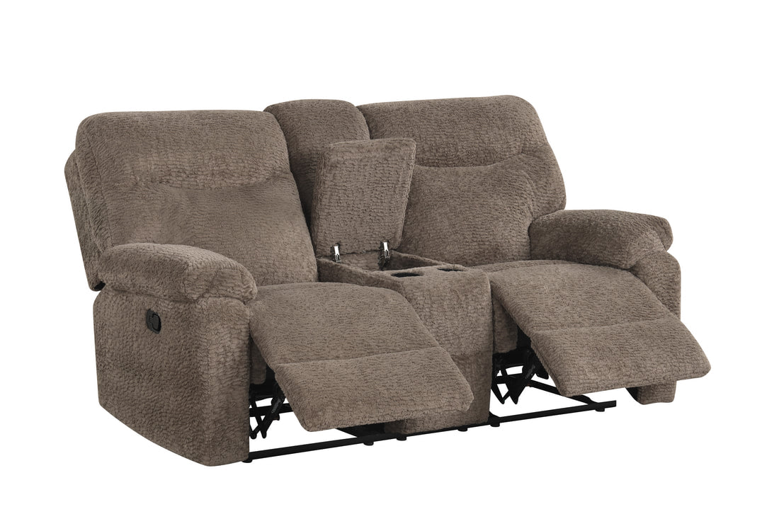 BRAVO20 3pc Brown Fabric Reclining Set