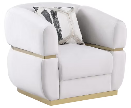 3pcs or 2pcs S3500 Carmela Cream Sofa, Loveseat & Chair