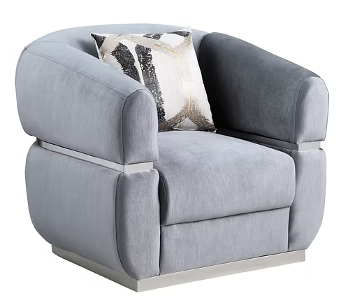 3pcs or 2pcs S3500 Carmela Grey Sofa, Loveseat & Chair