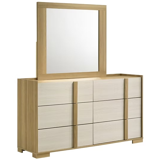 B1550 Maya Wood Finish Bedroom Set