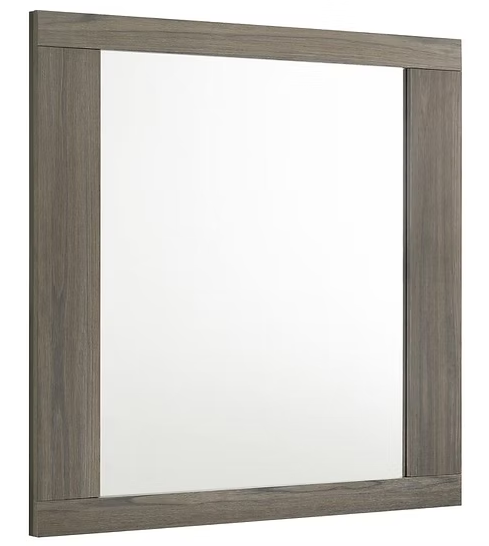 B1560 River Light Grey Wood Finish Bedroom Set