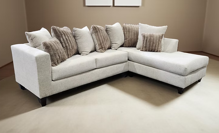 S325 Kora Beige Fabric Sectional