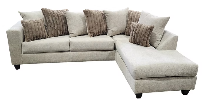 S325 Kora Beige Fabric Sectional