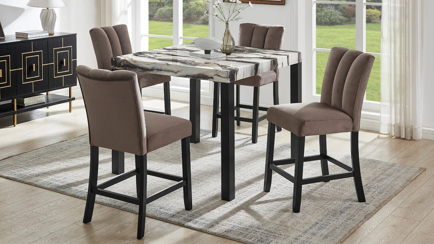 5pcs D196 Cosmo (Counter Height) Dining Set