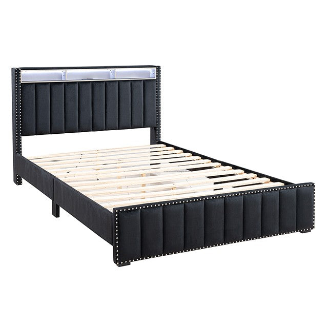 Farese Black Bed Frame