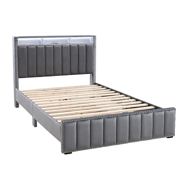 Farese Dark Gray Bed Frame