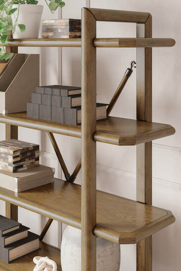 H769-70 Brown Bookcase