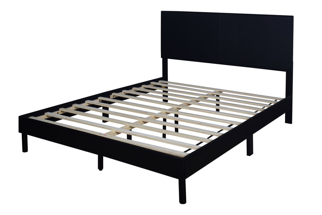 HH100 Black Platform Bed