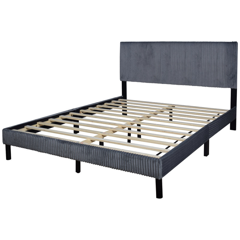 HH150 Gray Platform Bed
