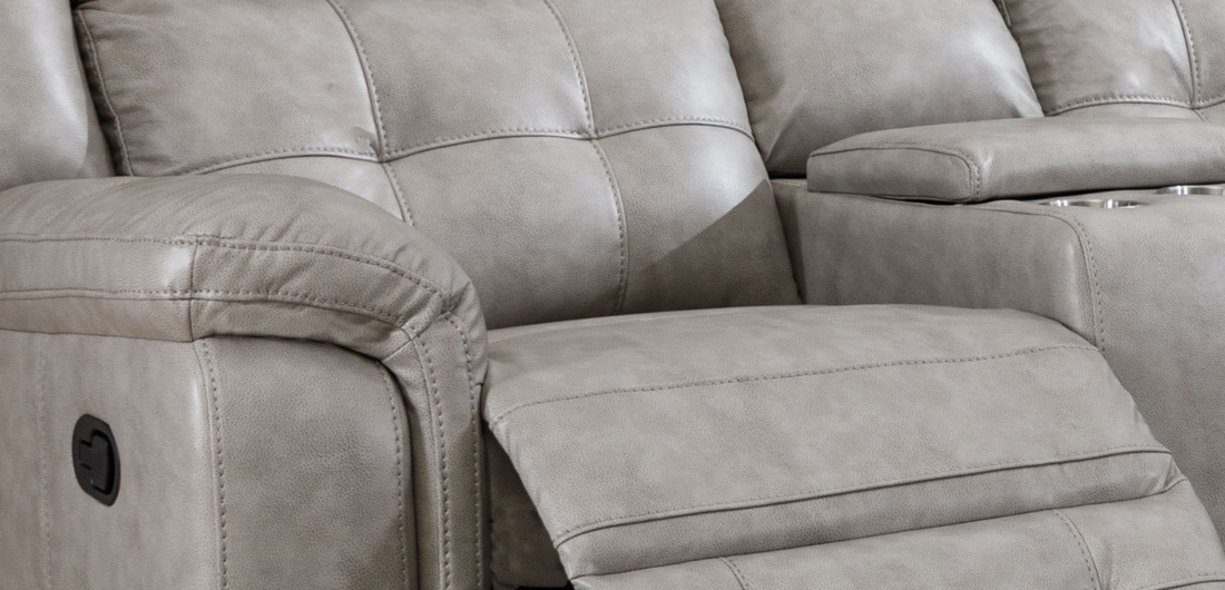 Jacob Stone Leather Reclining Sectional