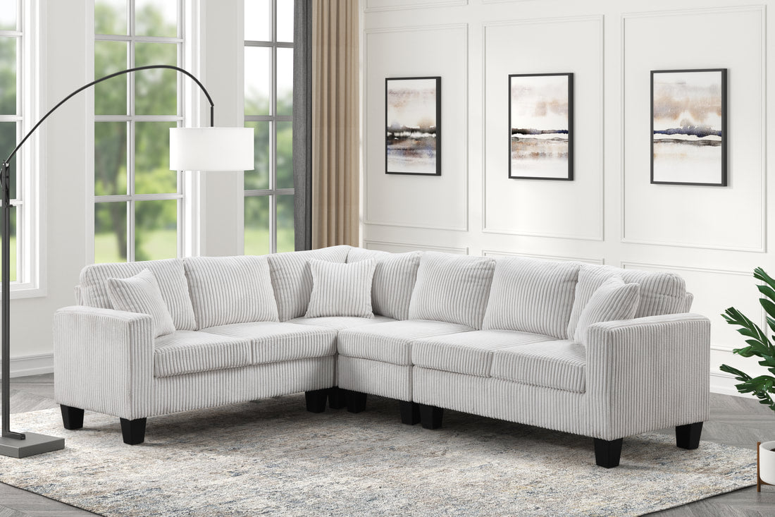 Logan Beige - Reversible Sectional