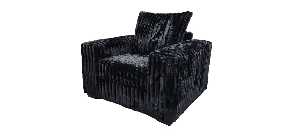 3pcs or 2pcs S320 Texan Black Sofa & Loveseat Set