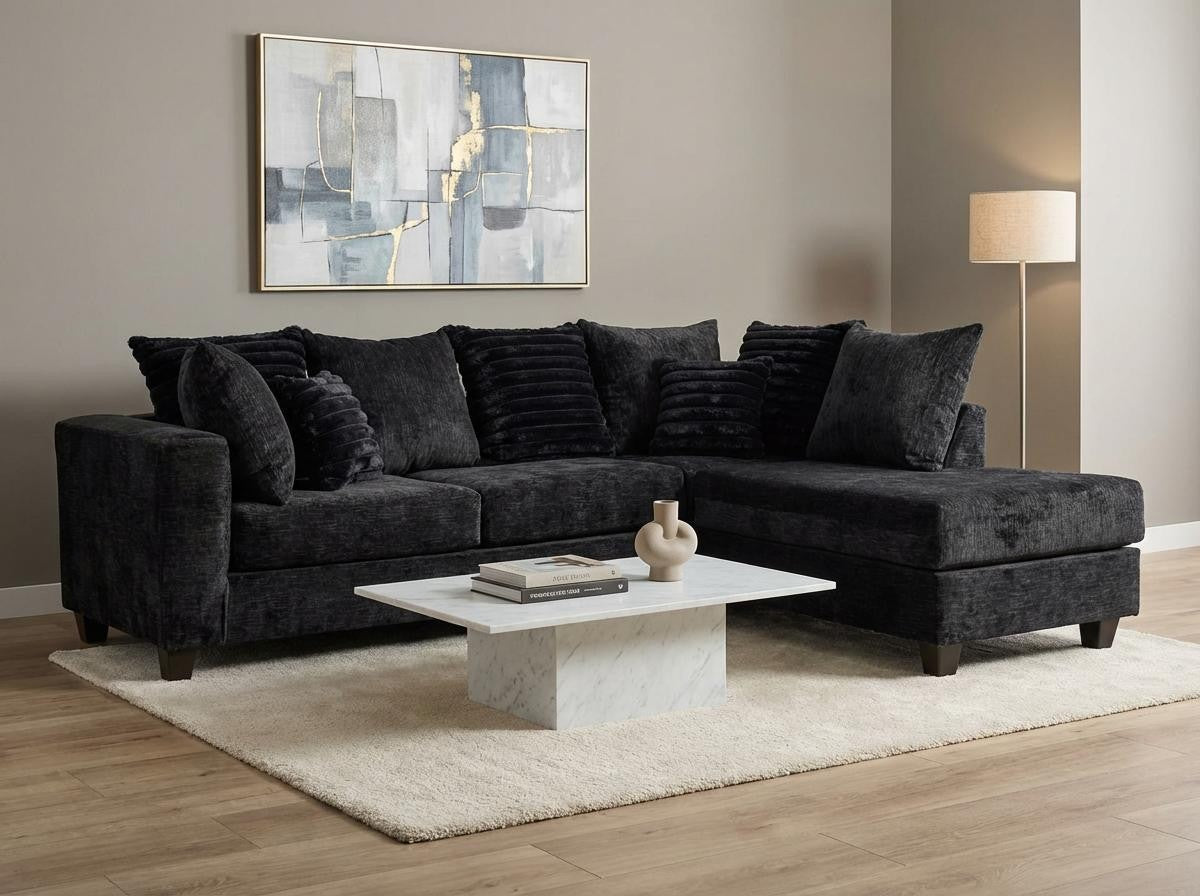 S300 Downy Sectional (Black)