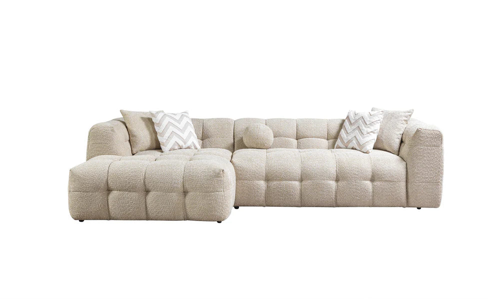 Ivy Sand Boucle LAF Sectional