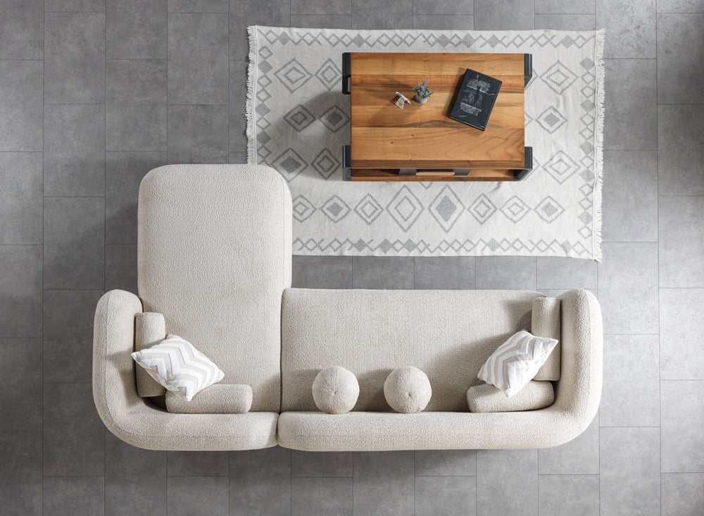 Liva Sand Boucle RAF Sectional