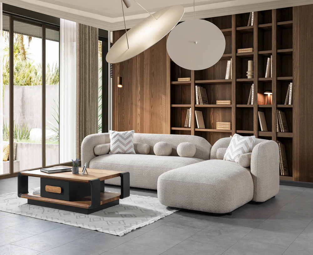 Liva Sand Boucle RAF Sectional