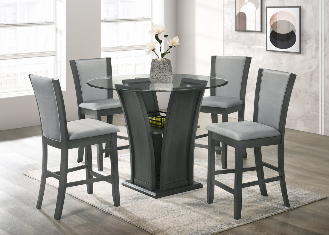 5pcs Orlando - Grey PubDining Set