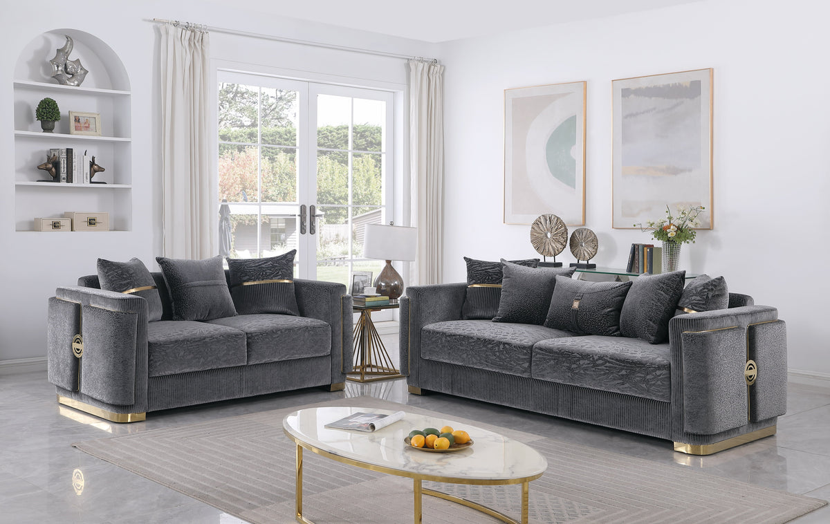 S1001 Capri (Grey) - 2pcs