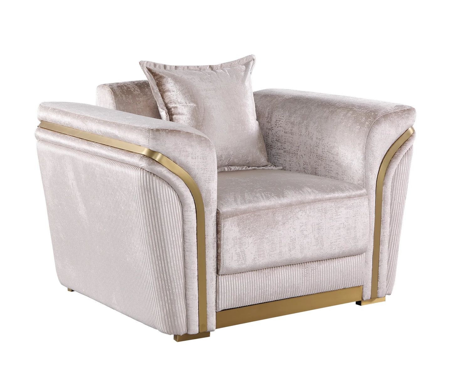 2pcs & 3pcs S1005 Torino (Champagne) Sofa & Loveseat