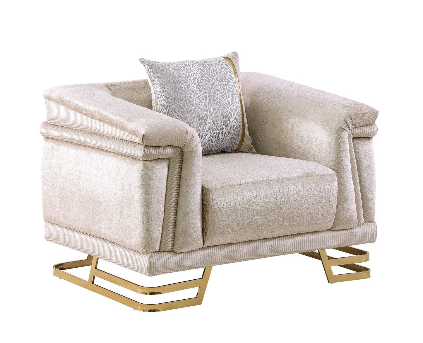 2pcs & 3pcs S1010 Amalfi (Champagne) Sofa & Loveseat