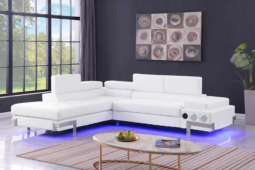 S1047 Magic White Oversized Sectional