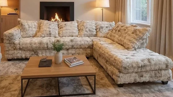 S302 Mamba Beige Sectional