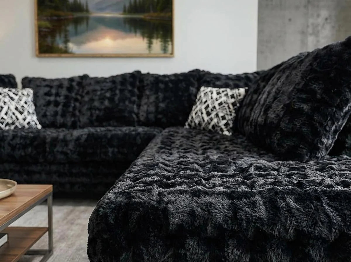 S302 Mamba Black Sectional
