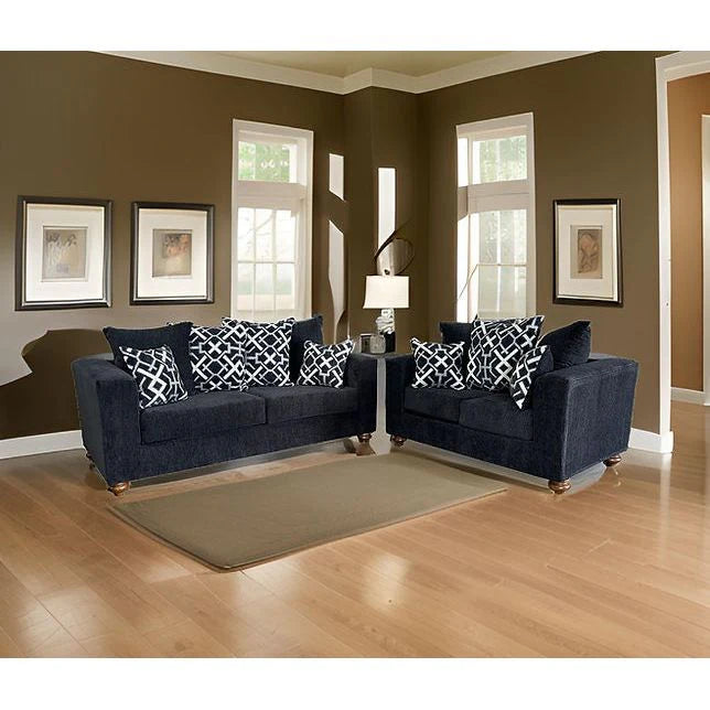 S305 Graphite Black Sofa & Loveseat