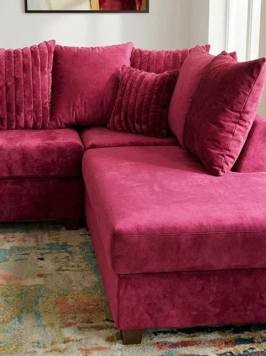 S325 Kora (Fuchsia) Sectional