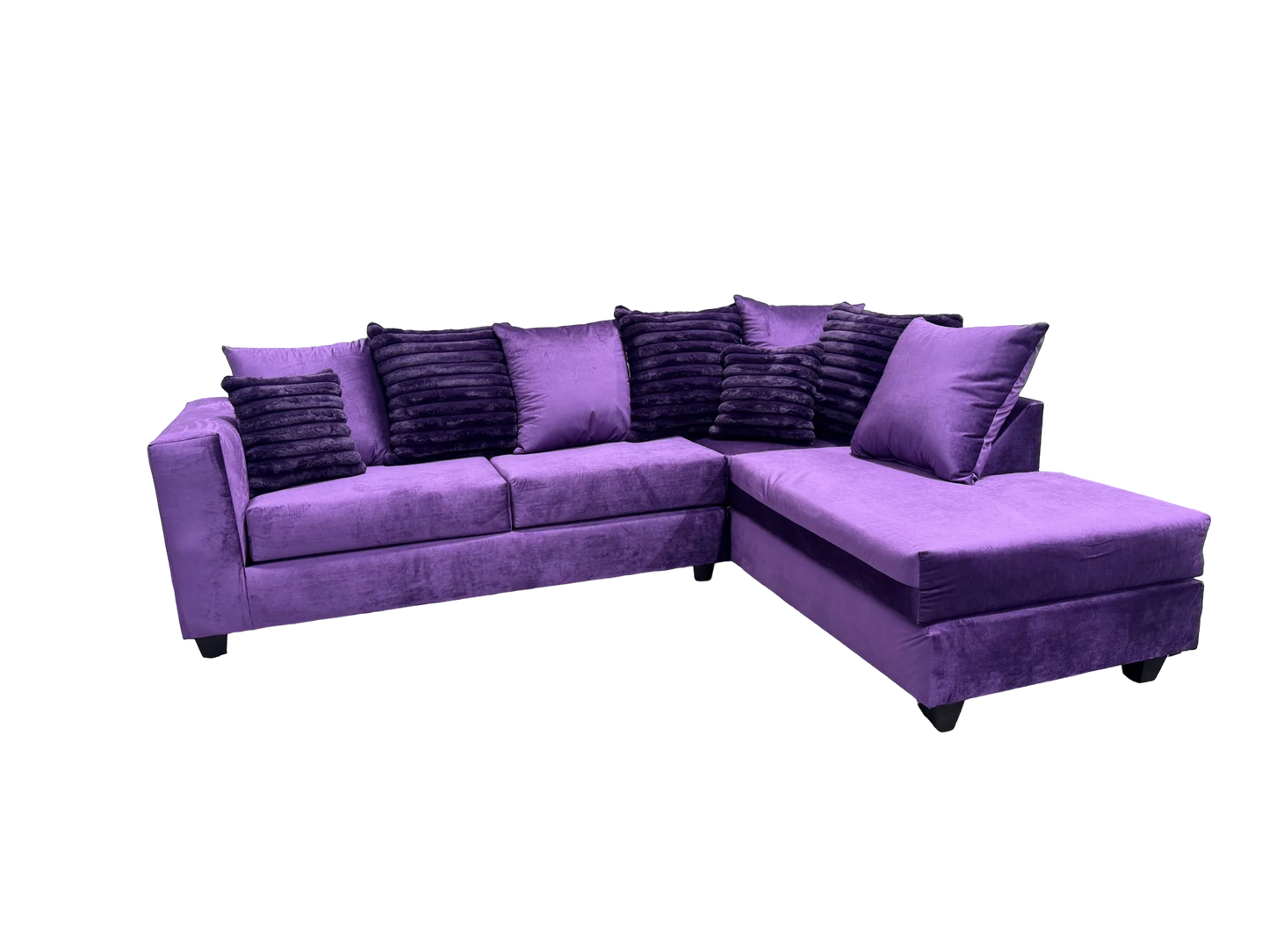 2PCS S325 Kora Purple Sectional