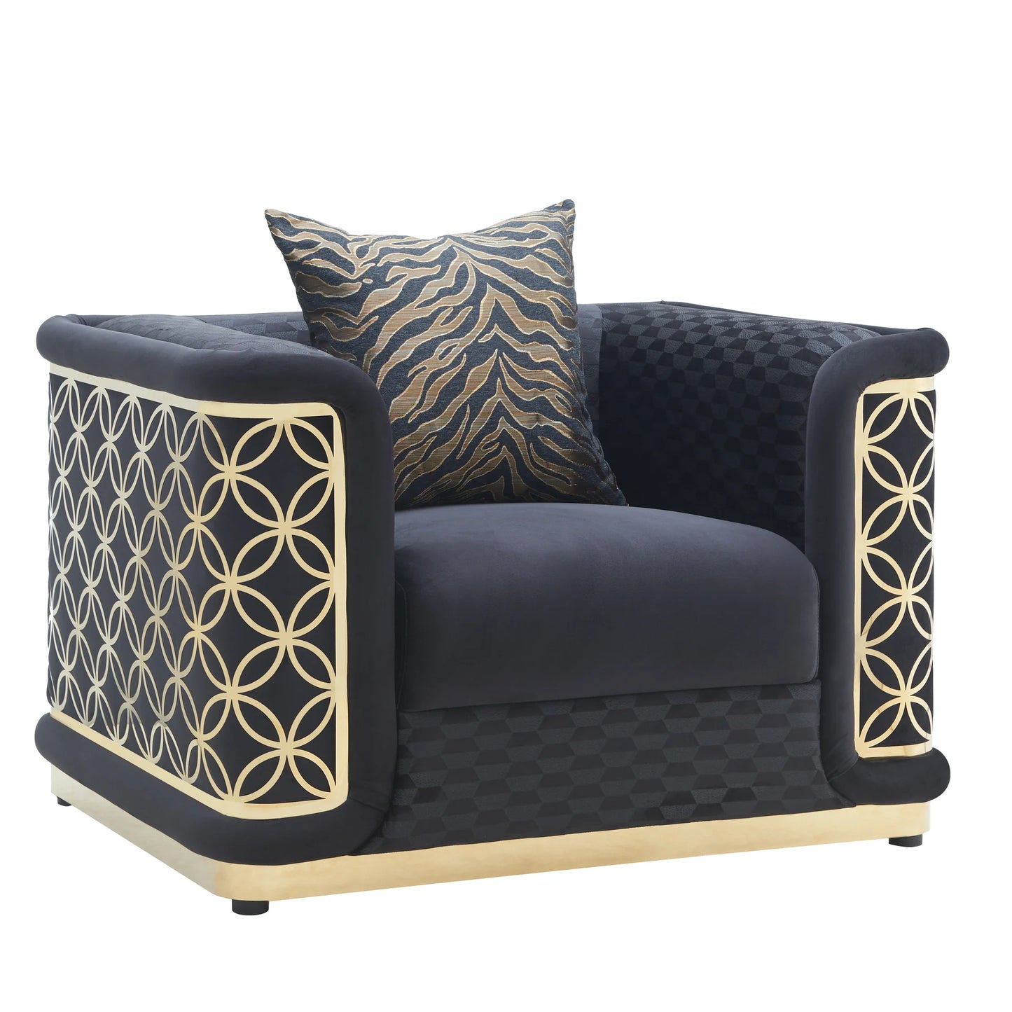 S3390 Riya Black Chair Only