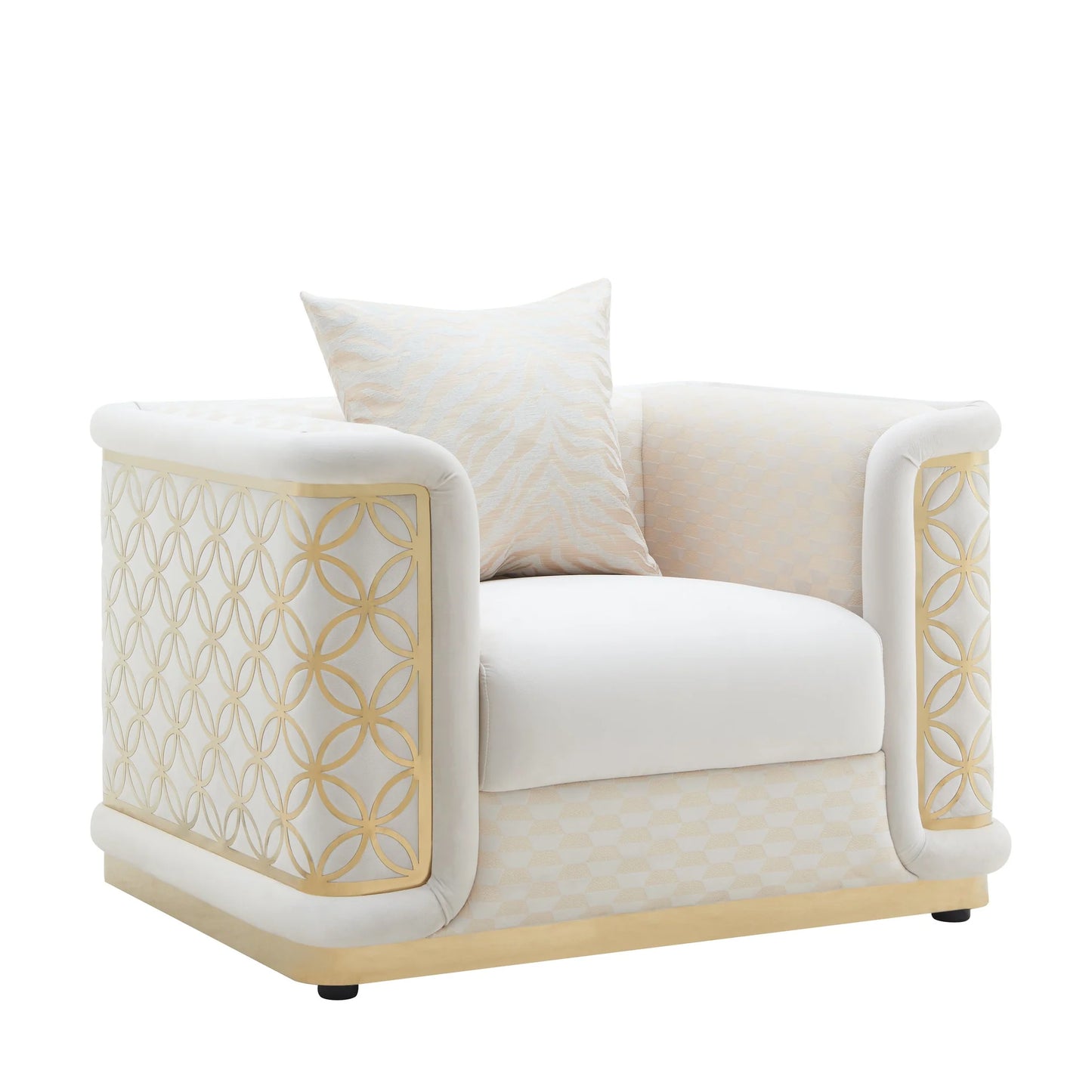 S3390 Riya Cream Chair Only