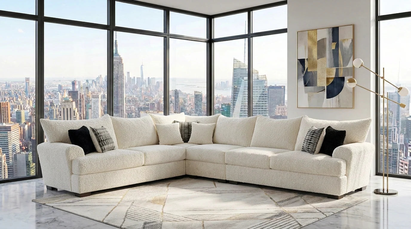 S360 Rizz (Ivory) Oversized Sectional