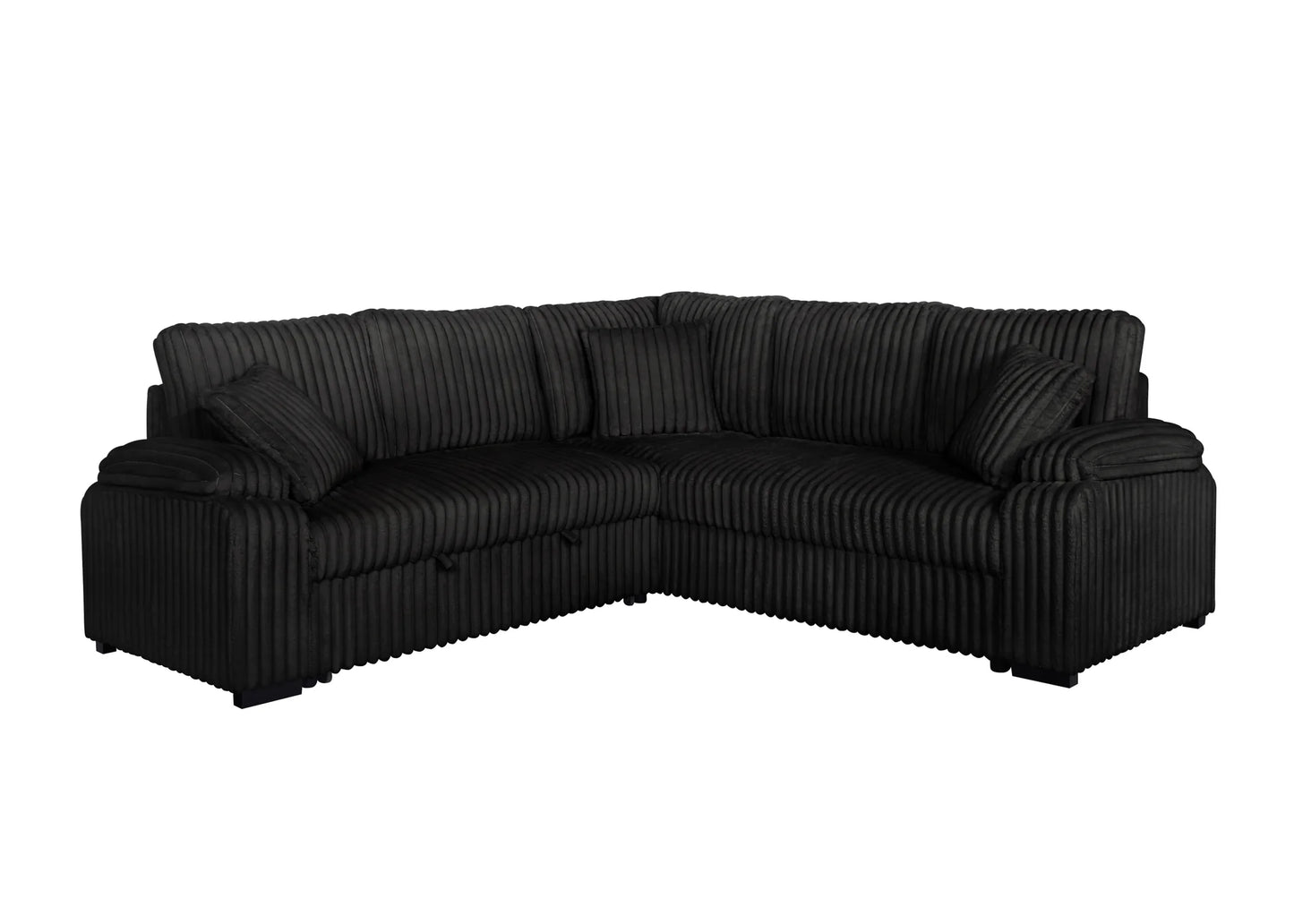 S3662 Neeha black sectional