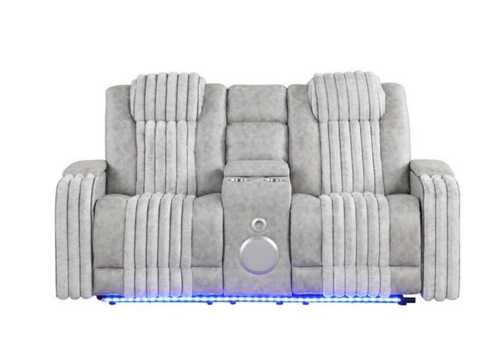 S4225 Lita Grey Power Reclining Set