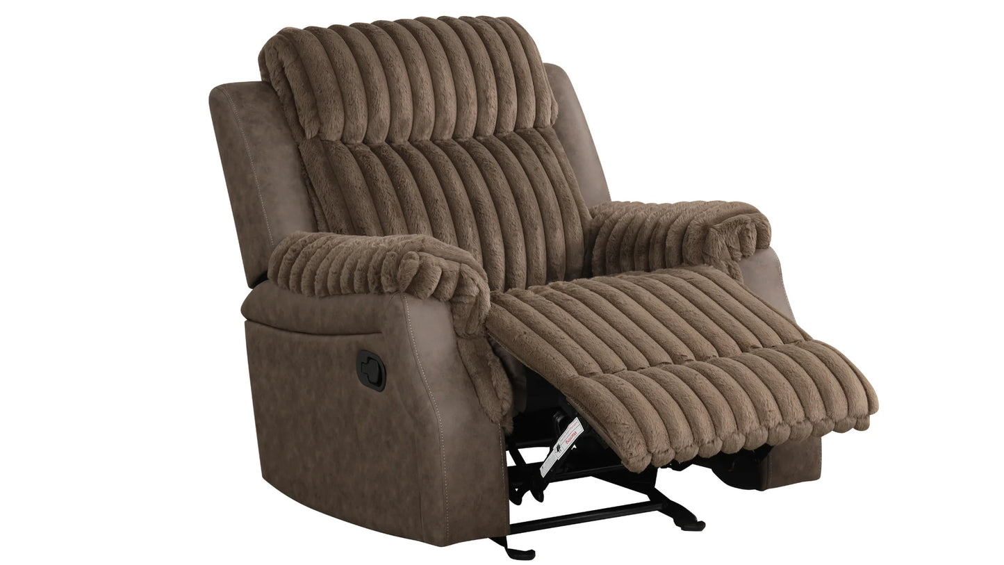 S4230 Willow Brown Reclining Sofa Set