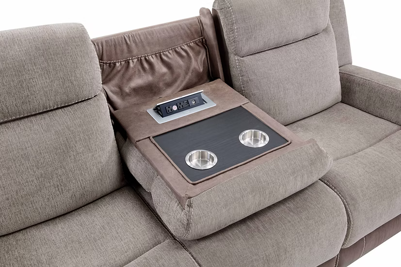 3pcs or 2pcs S9871 Nisa Brown Reclining Sofa Set