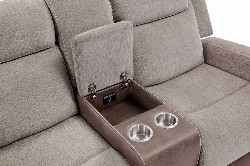 3pcs or 2pcs S9871 Nisa Brown Reclining Sofa Set