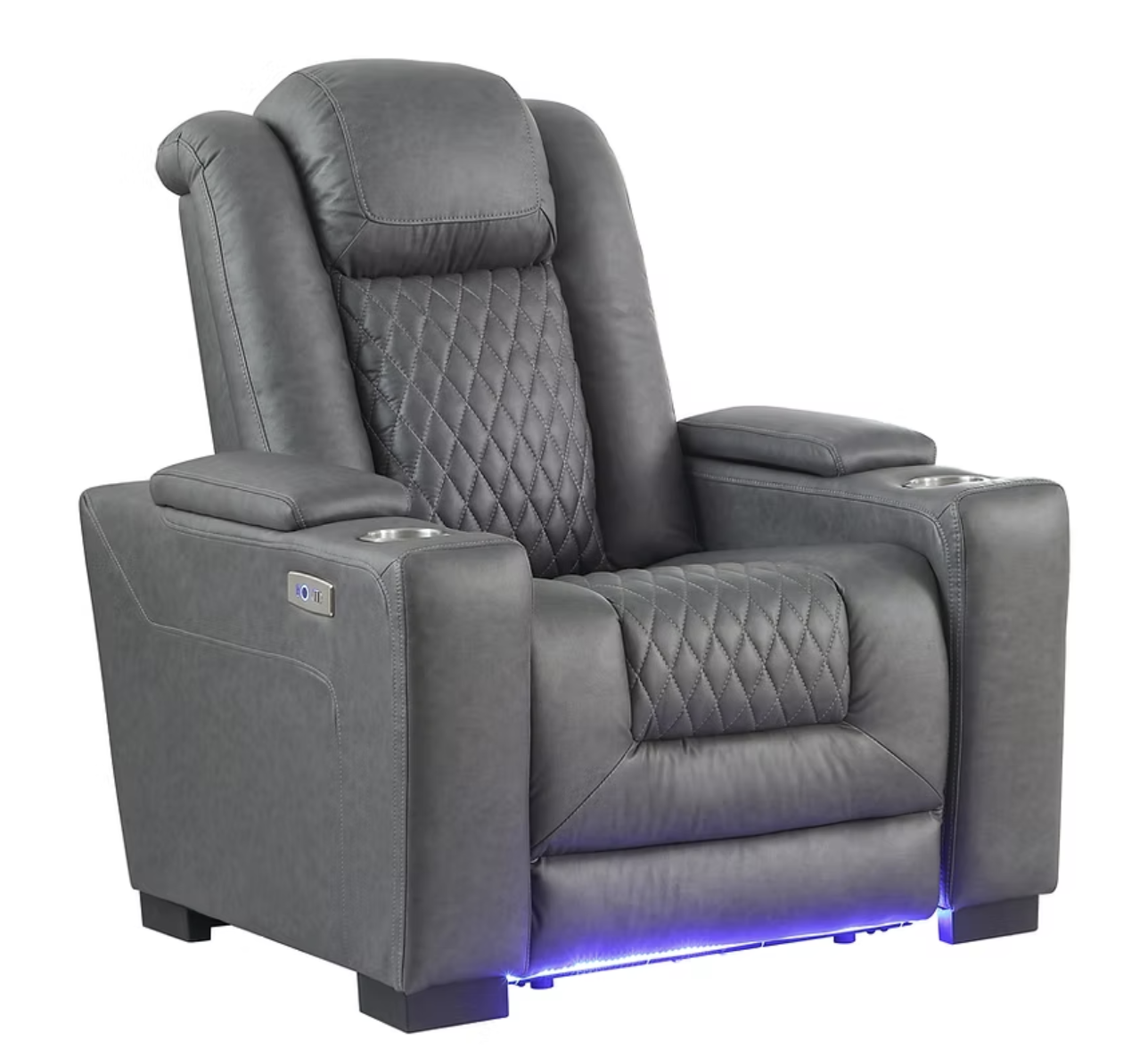 3pcs S9303 Ash Grey Power Reclining Set