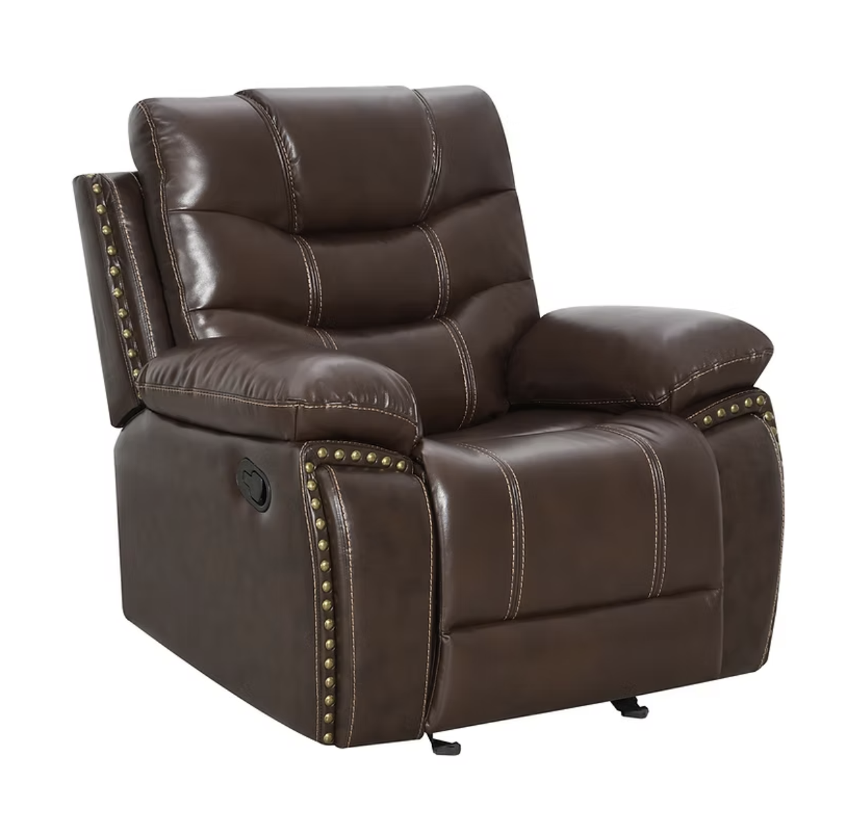 S3506 Delmar Brown Leather Reclining Sofa Set