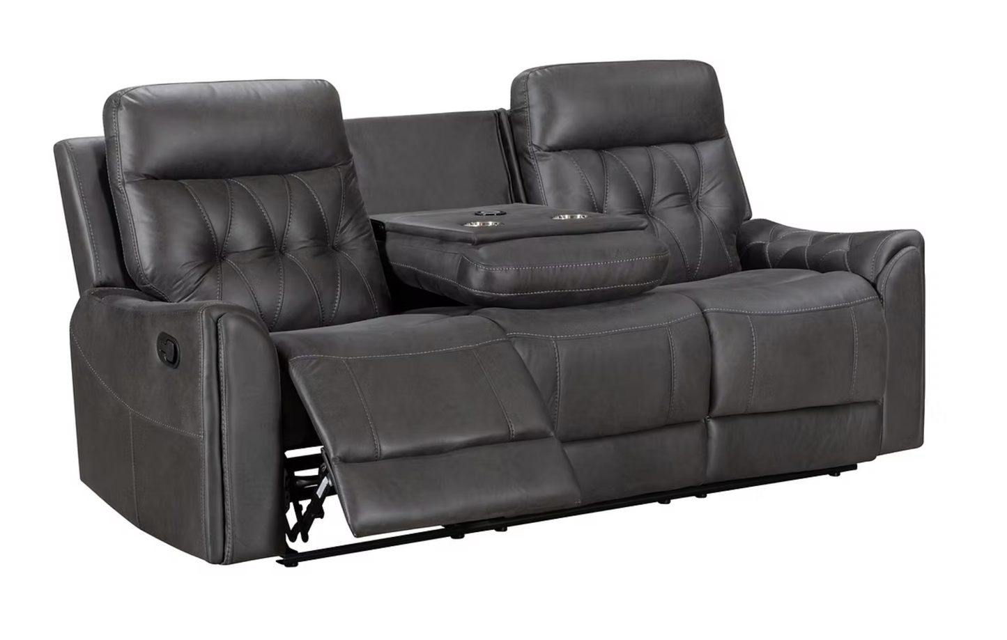 S6500 Rita Grey Reclining Sofa Set
