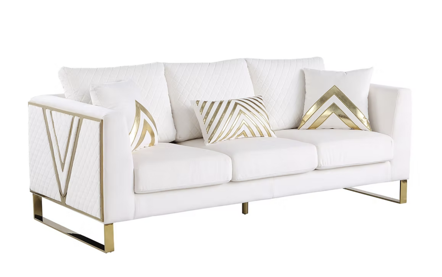 3pcs or 2pcs S1300 Vista Bonita Black Velvet Sofa Loveseat & Chair