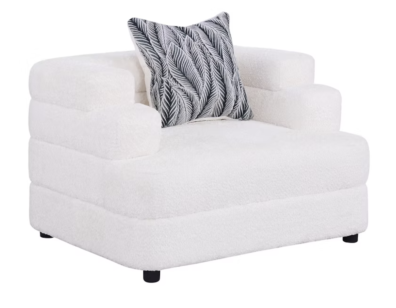 3pcs or 2pcs S1400 Stepso Cream Boucle Sofa, Loveseat & Chair
