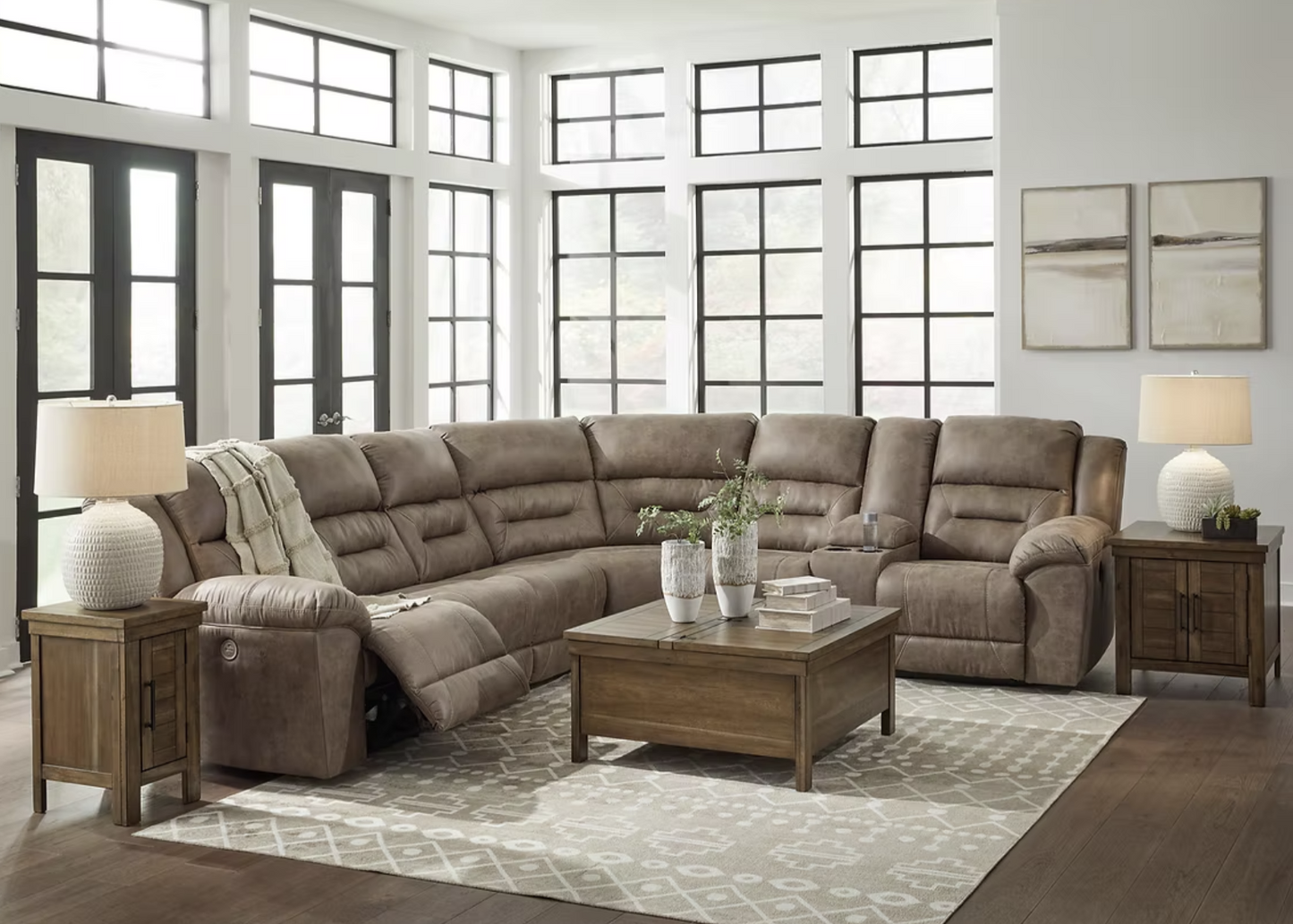 Ashley 83106 Ravenel Power Reclining Sectional