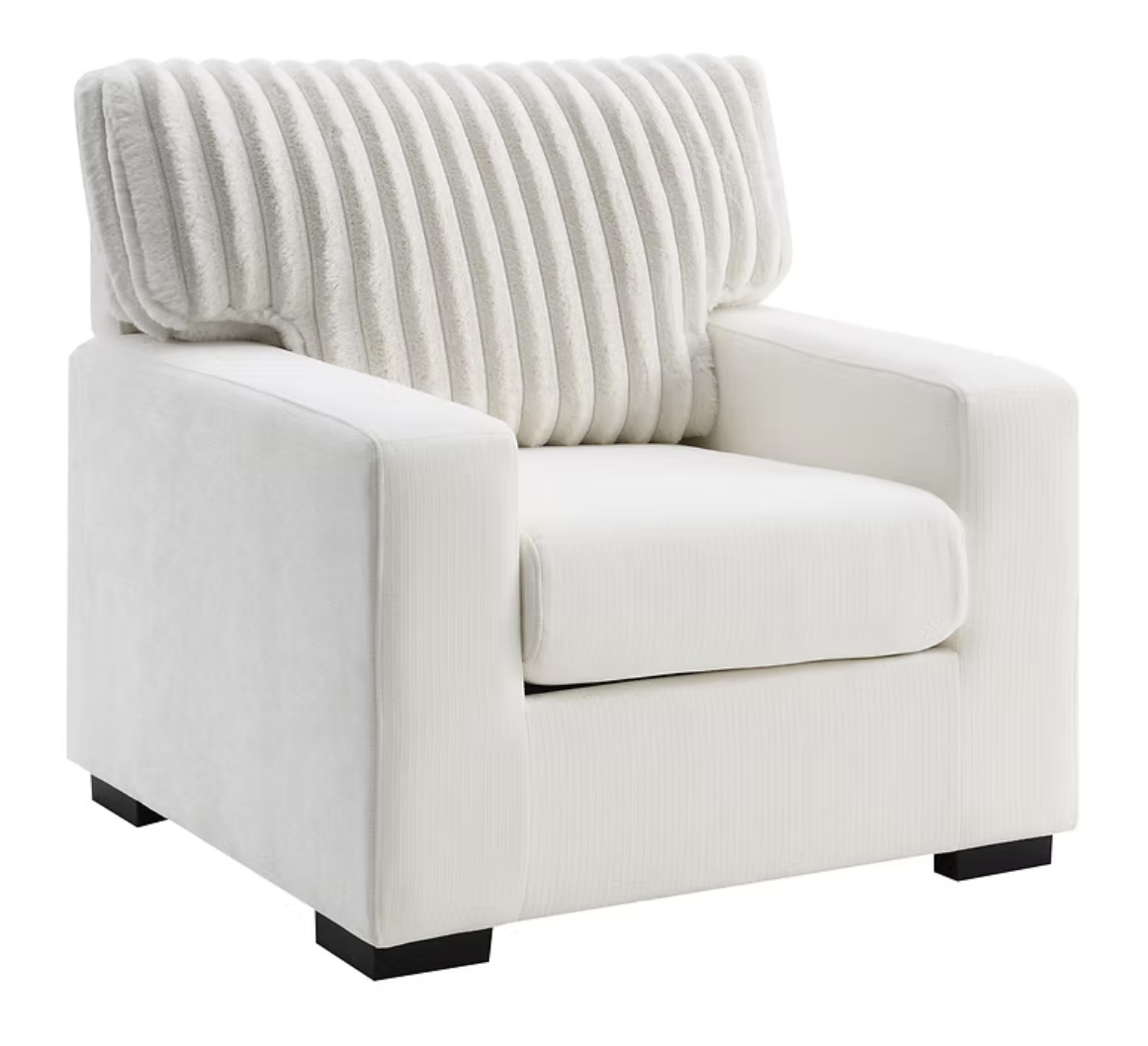 3pcs o 2pcs S1800 Tarra Ivory Sofa & Loveseat