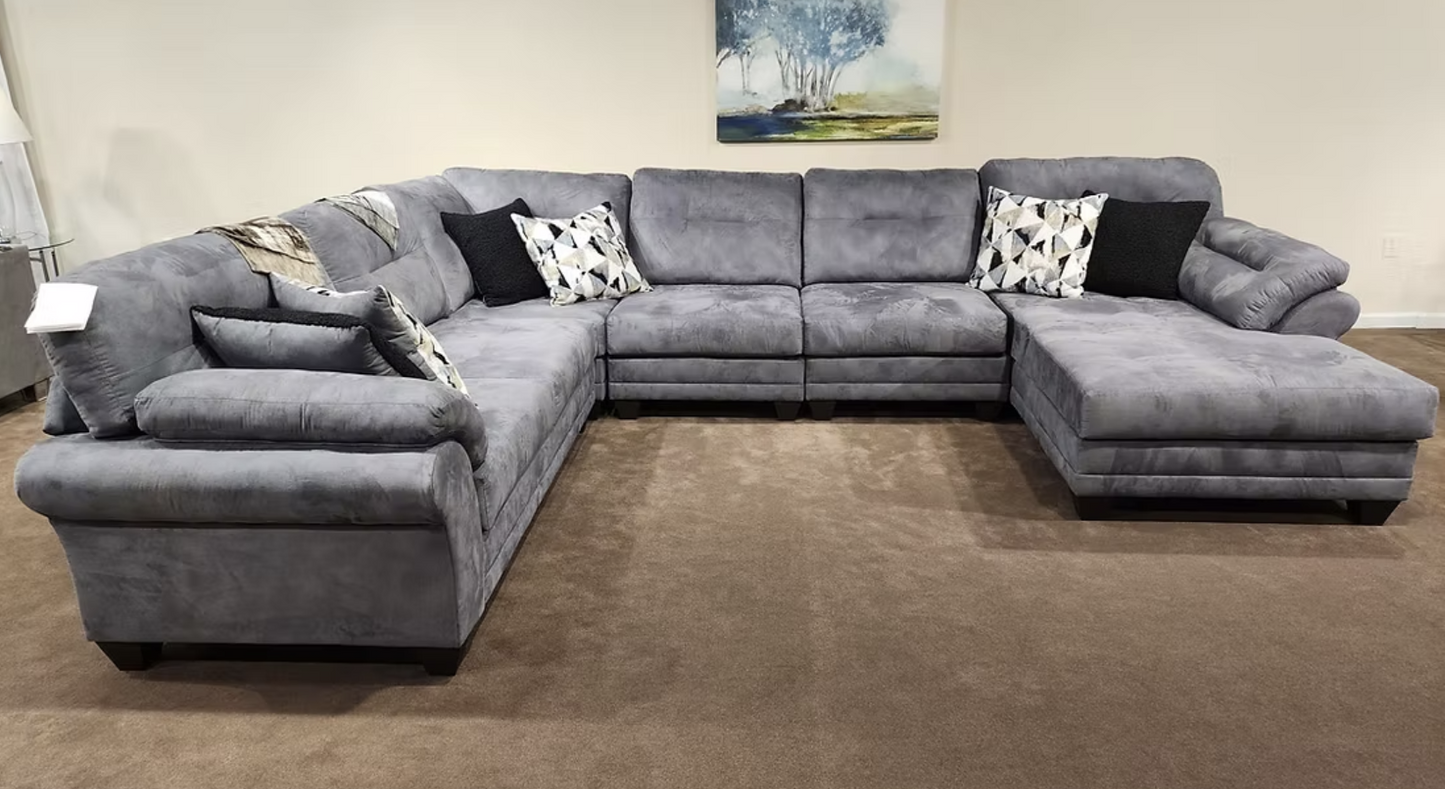 S21900 Capulet Bayou Grey Sectional