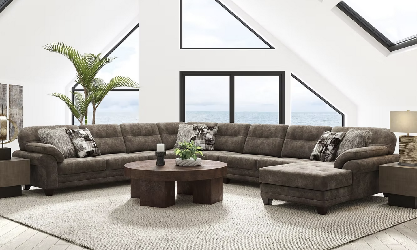 S21900 Wonderland Cola Brown Oversized Sectional