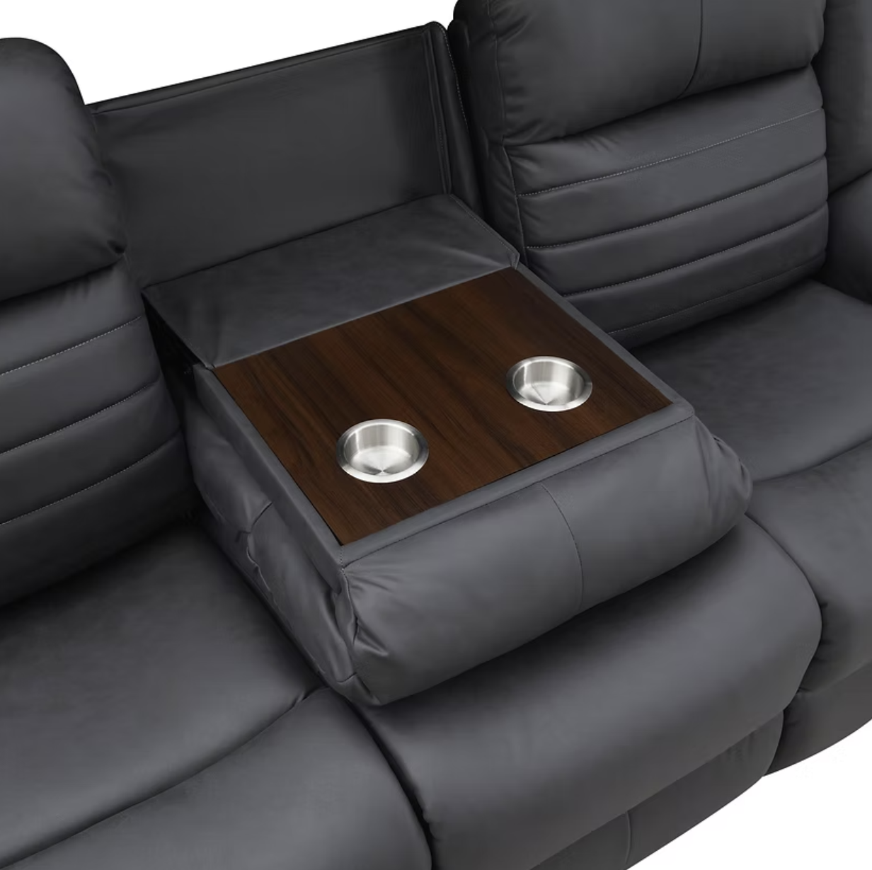 3pcs S7330 Max Grey Reclining Sofa Set
